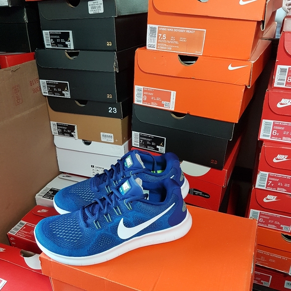 NIKE FREE ROYAL BLUE WOMEN'S US SIZE 8.5 BRAND NEW IN BOX - Picture 4 of 9